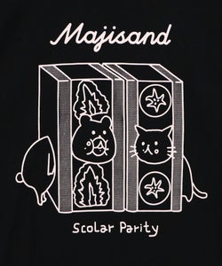 Majisand×Parity クマネコサンドTシャツ-13