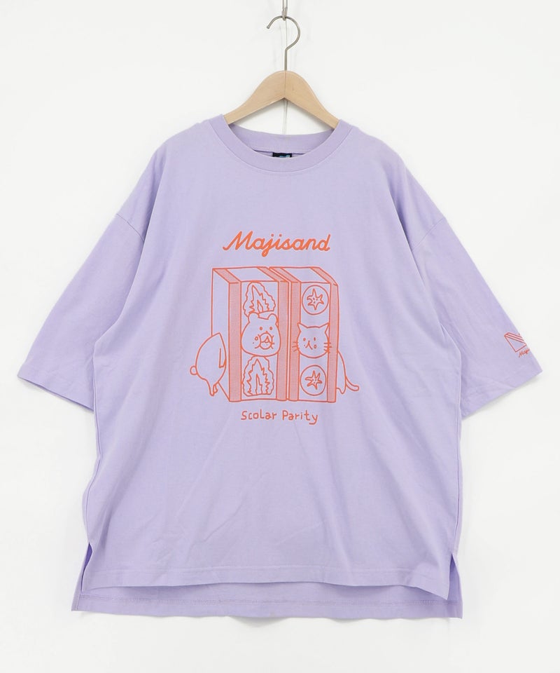 Majisand×Parity クマネコサンドT16シャツ-