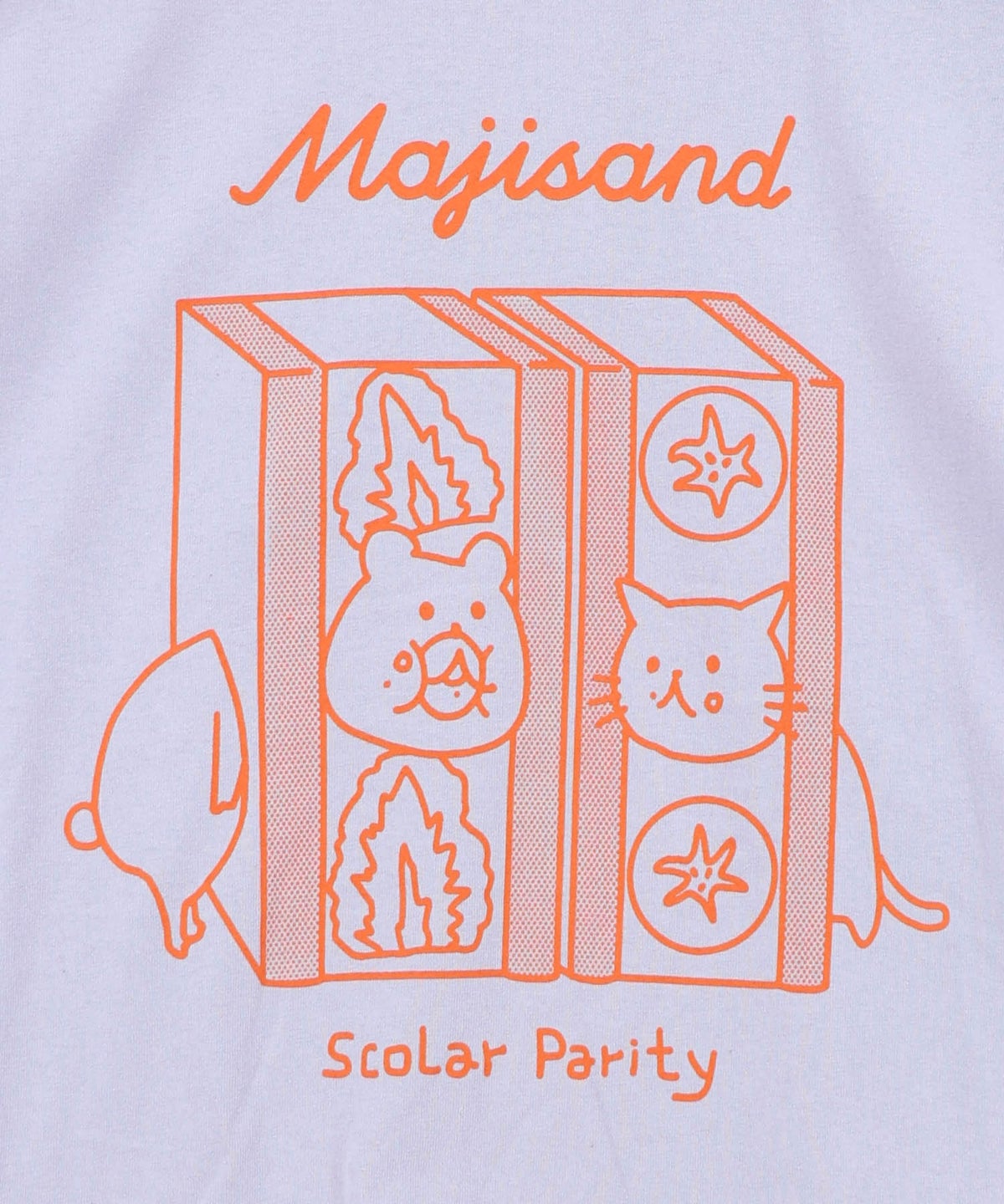Majisand×Parity クマネコサンドTシャツ-17