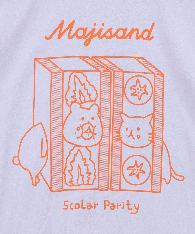 Majisand×Parity クマネコサンドTシャツ-17