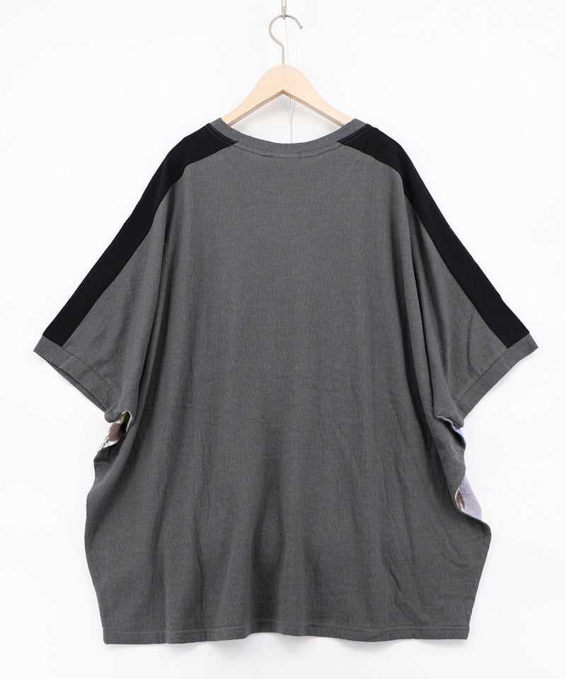 落書き調ラビル配色チュニック-11