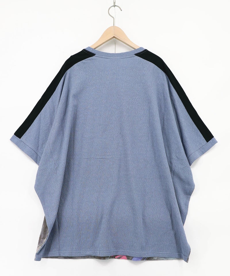 落書き調ラビル配色チュニック-14