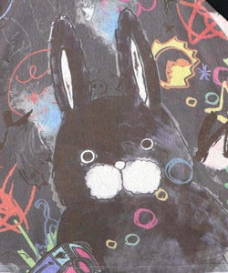 落書き調ラビル配色チュニック-15