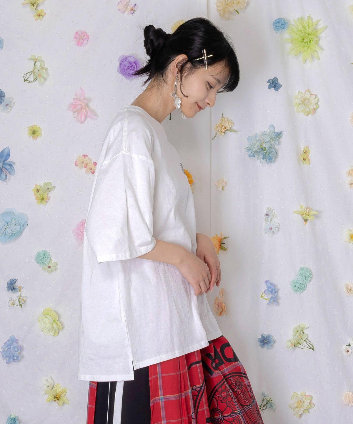 Majisand×ScoLar カラフルフルーツサンドTシャツ-6