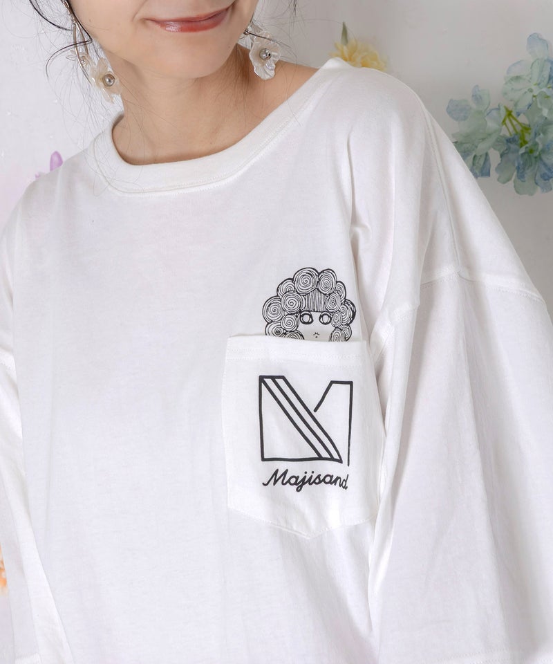 Majisand×ScoLar カラフルフルーツサンドTシャツ-7