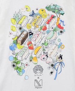 Majisand×ScoLar カラフルフルーツサンドTシャツ-12