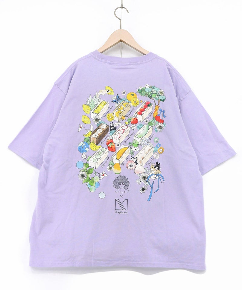 Majisand×ScoLar カラフルフルーツサンドTシャツ-20
