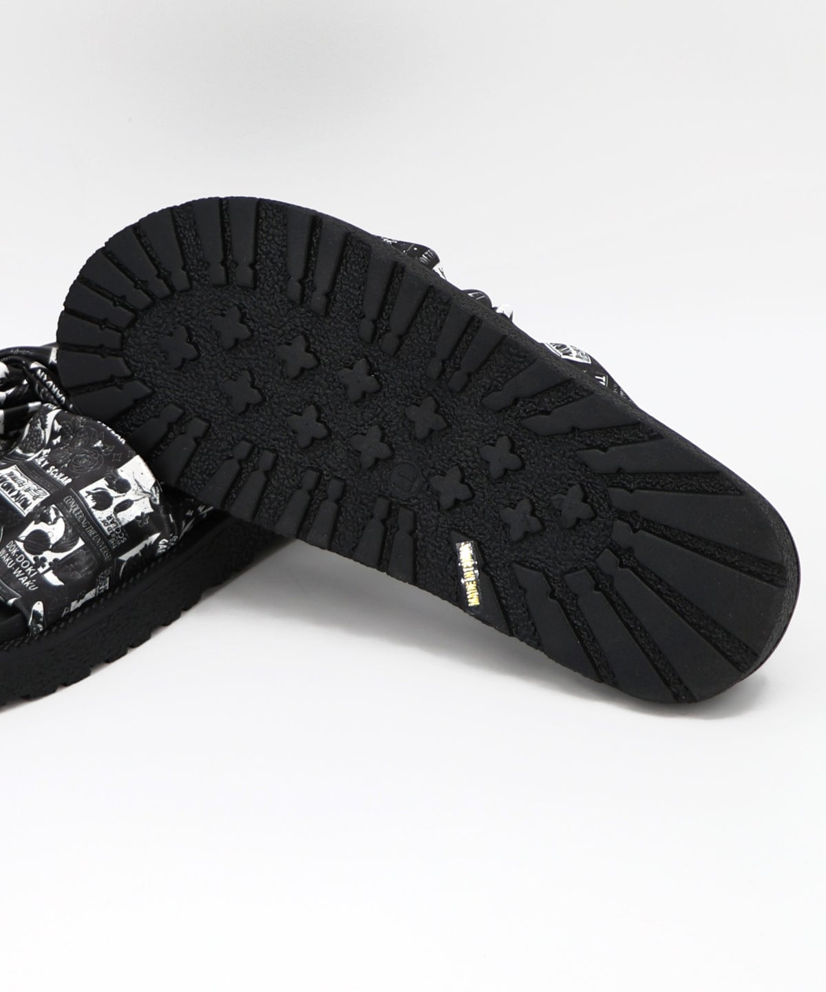 コラージュ柄スカーフねじりサンダル-12