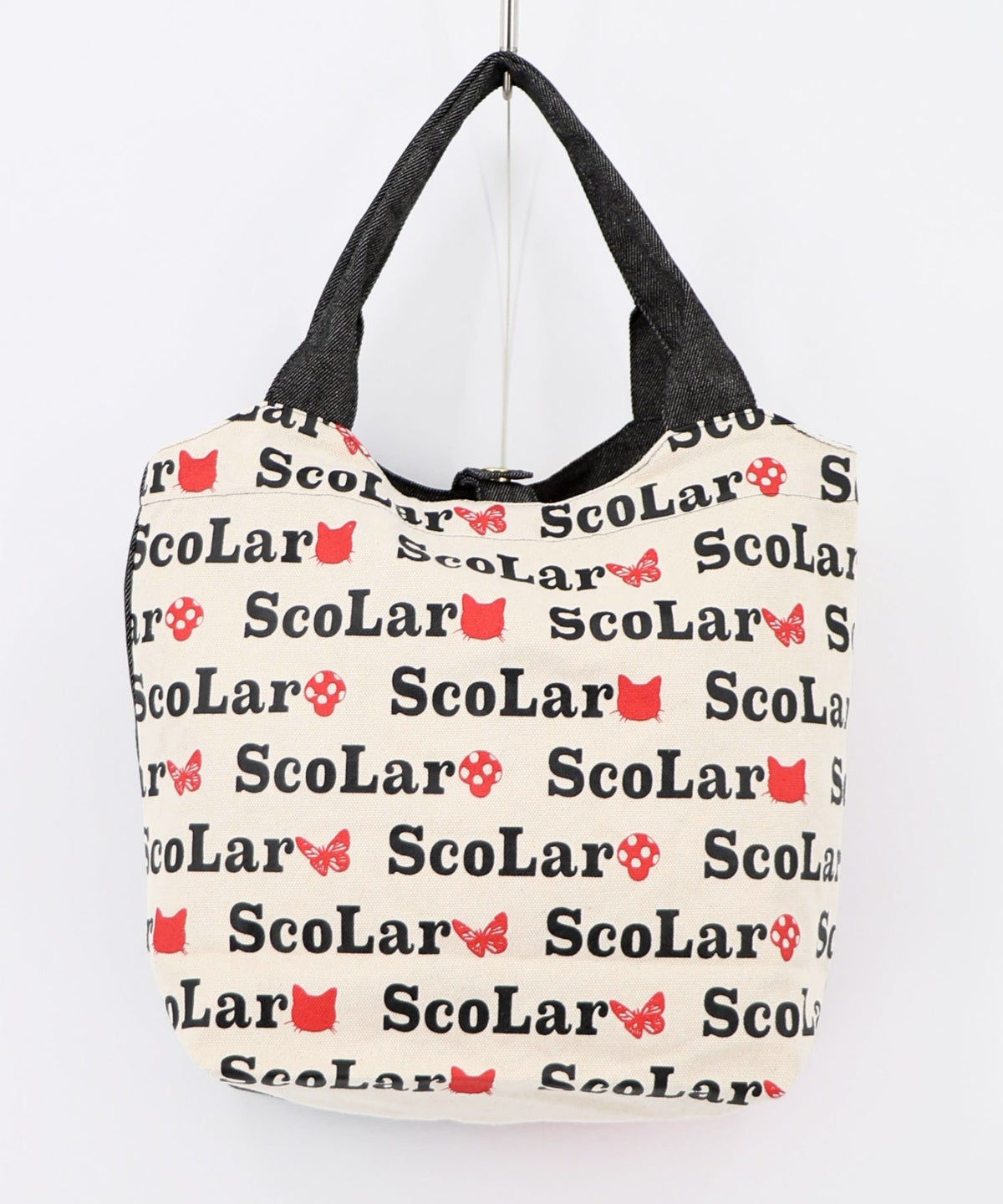 スカラーちゃん×総柄 配色ランチトートバッグ-3