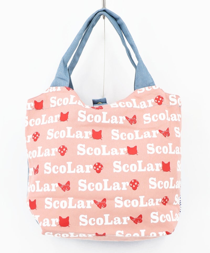 スカラーちゃん×総柄 配色ランチトートバッグ-6