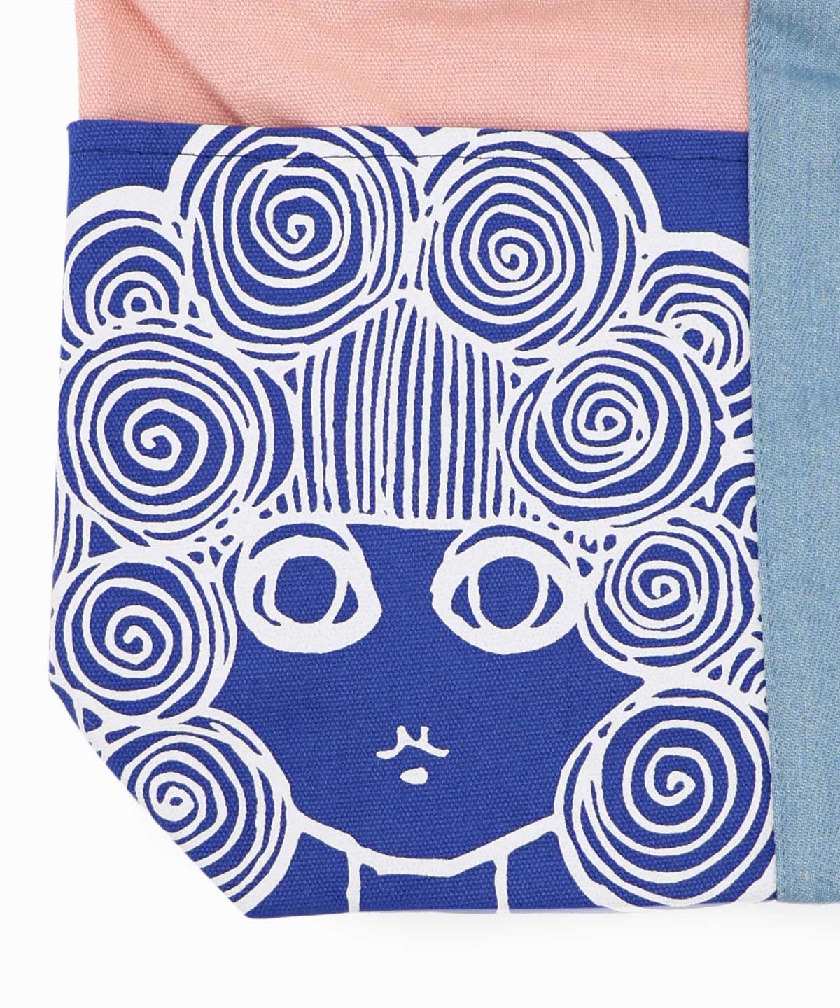 スカラーちゃん×総柄 配色ランチトートバッグ-7