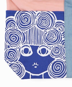 スカラーちゃん×総柄 配色ランチトートバッグ-7