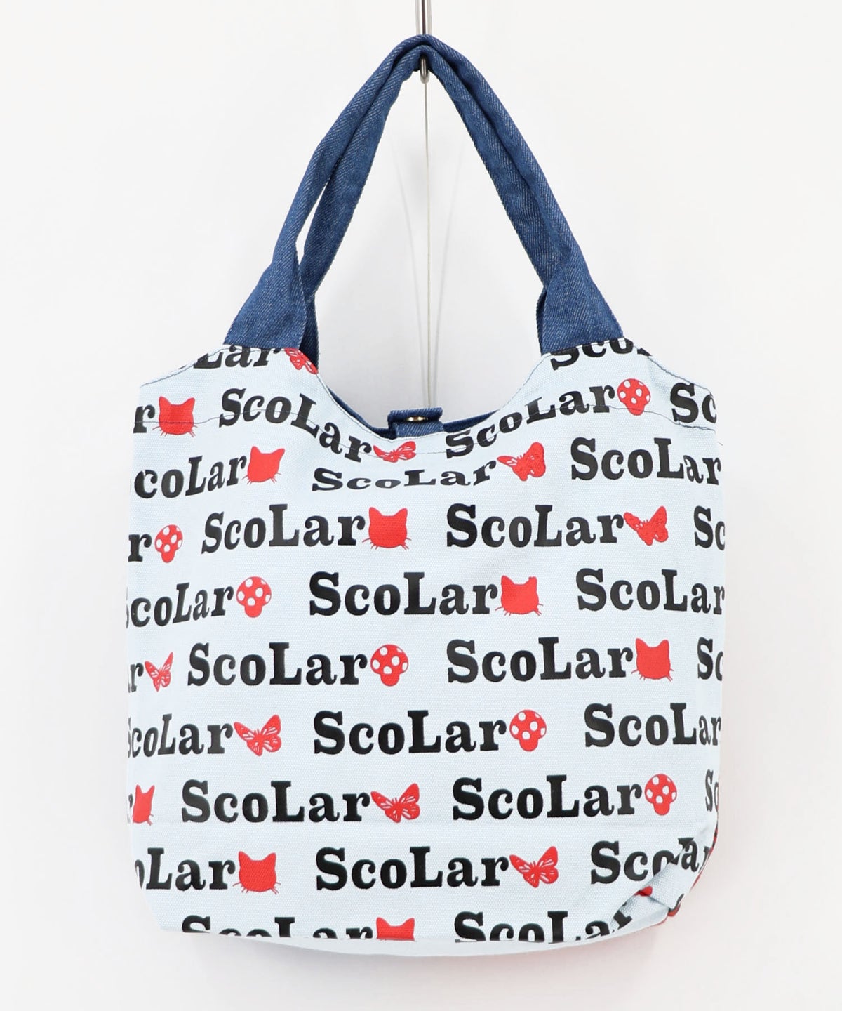 スカラーちゃん×総柄 配色ランチトートバッグ-9