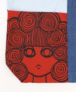 スカラーちゃん×総柄 配色ランチトートバッグ-10