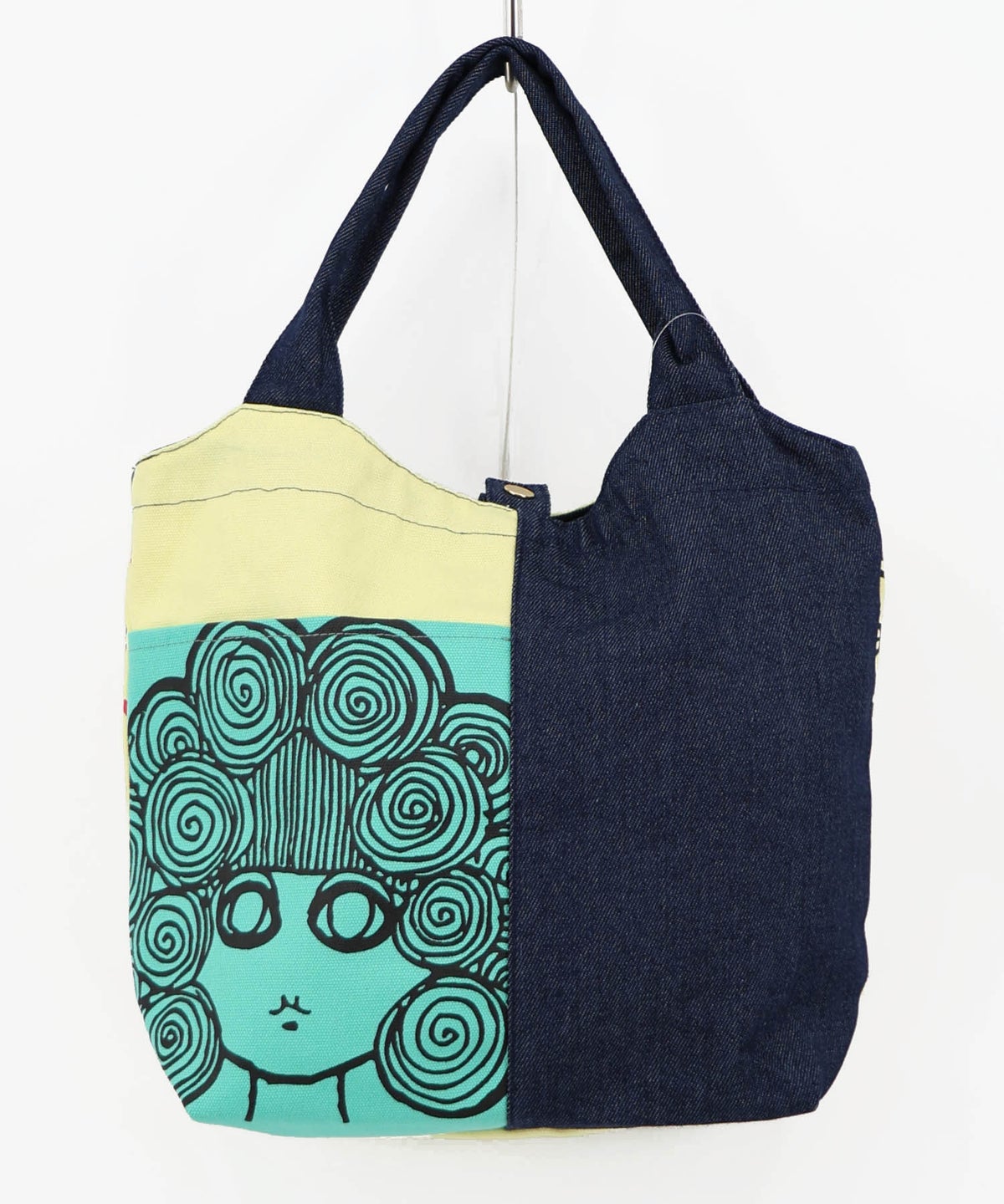 スカラーちゃん×総柄 配色ランチトートバッグ-11