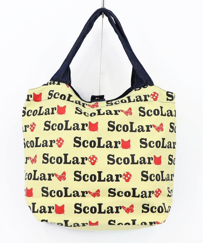 スカラーちゃん×総柄 配色ランチトートバッグ-12