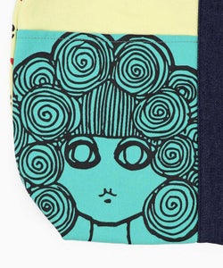 スカラーちゃん×総柄 配色ランチトートバッグ-13