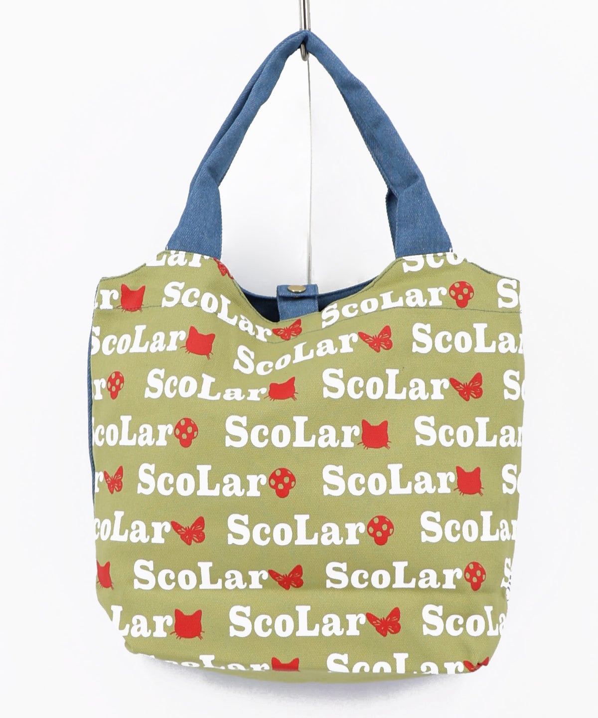 スカラーちゃん×総柄 配色ランチトートバッグ-15