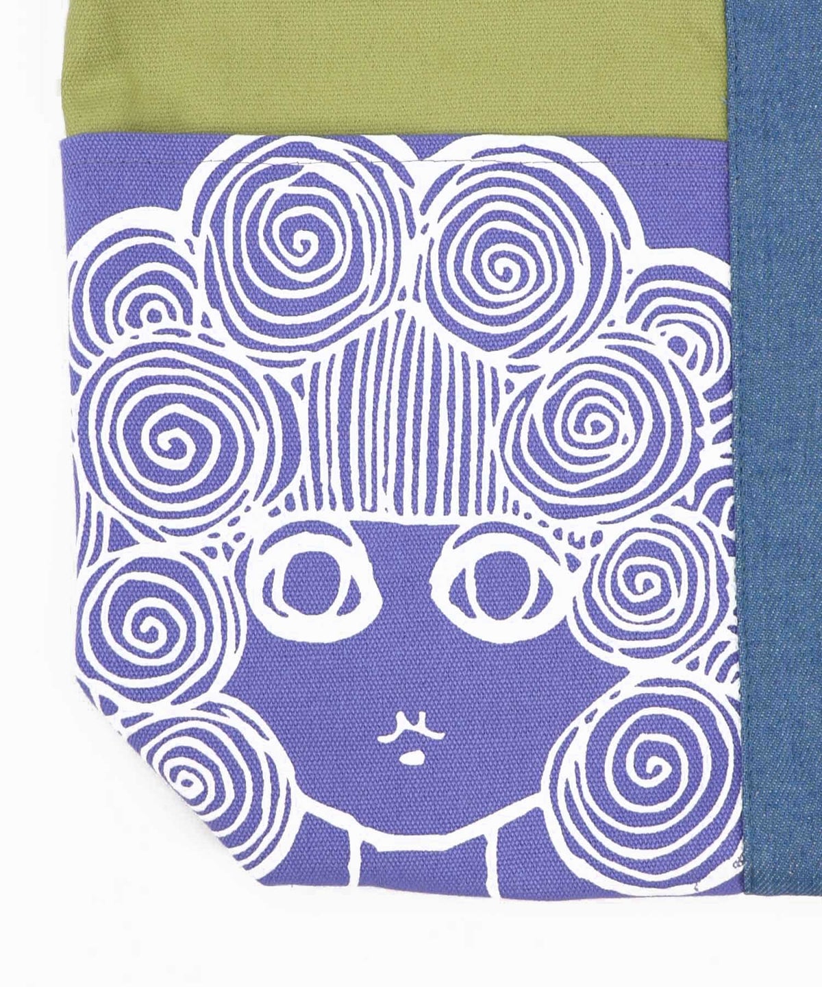 スカラーちゃん×総柄 配色ランチトートバッグ-16