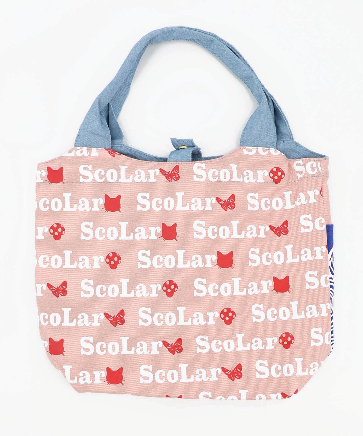 スカラーちゃん×総柄 配色ランチトートバッグ-18