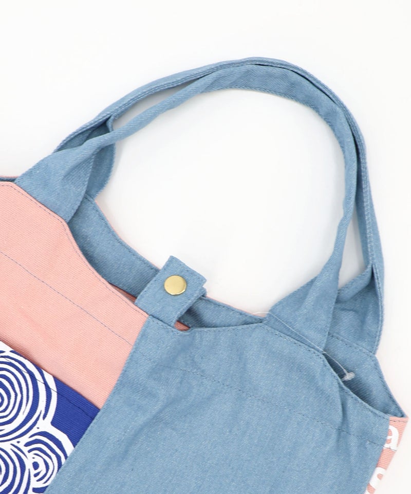 スカラーちゃん×総柄 配色ランチトートバッグ-20