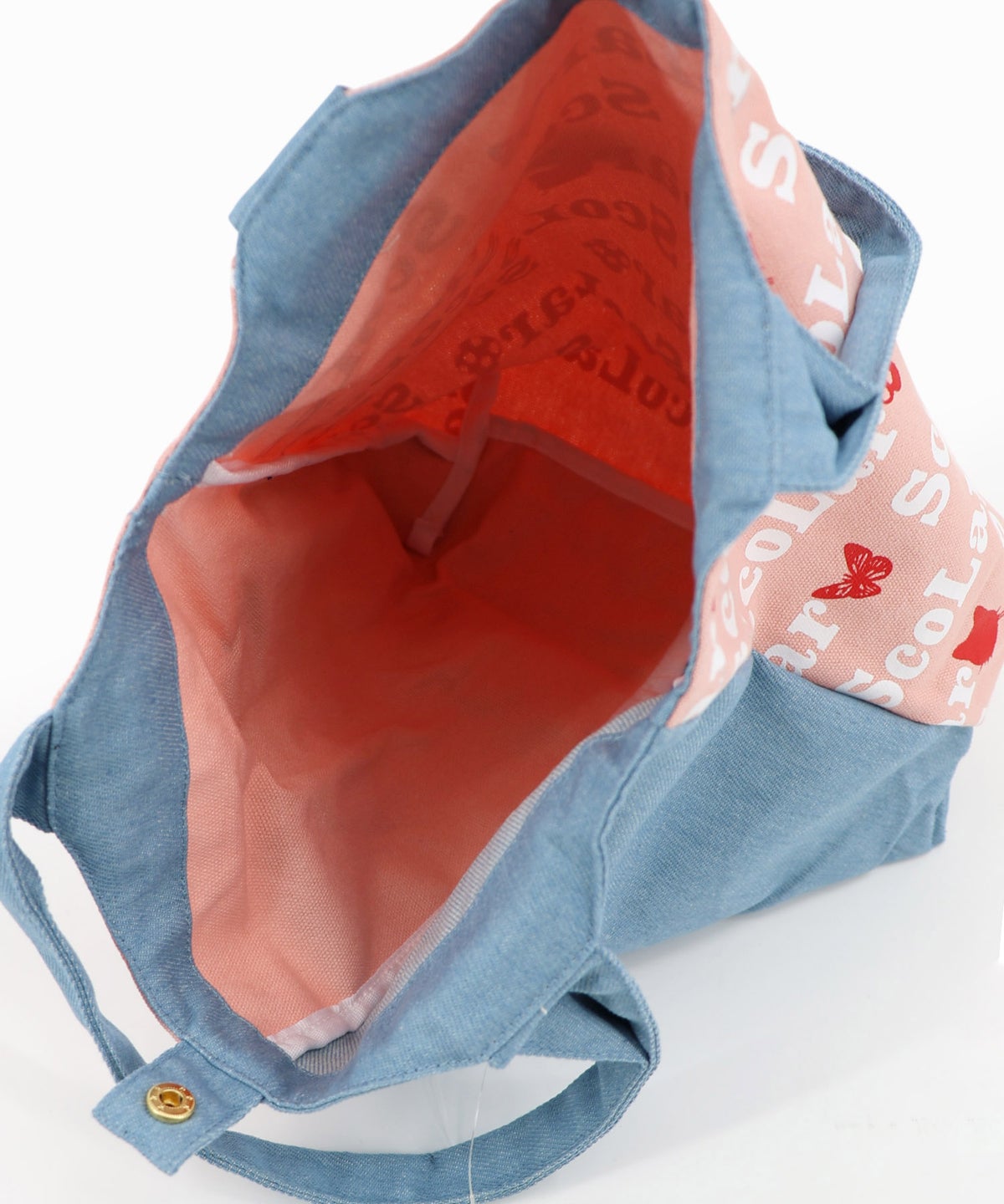 スカラーちゃん×総柄 配色ランチトートバッグ-21