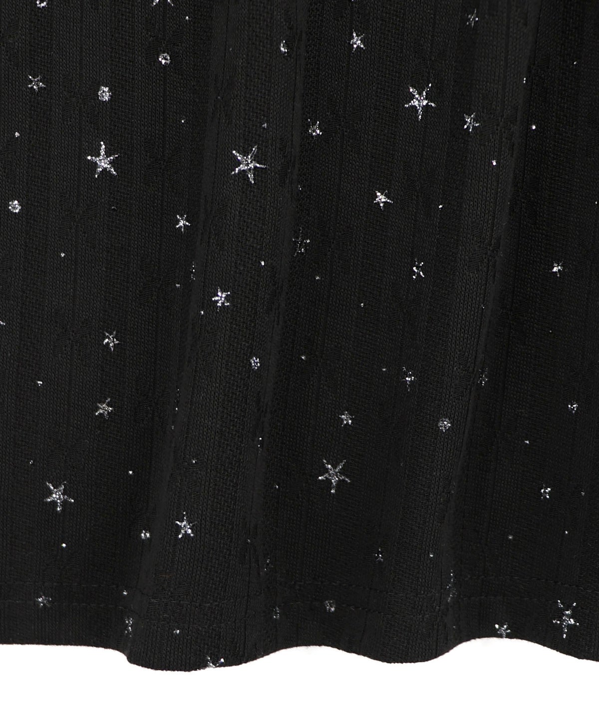 蝶バック刺繍 ラメ入り針抜きテレコタンクトップ-14