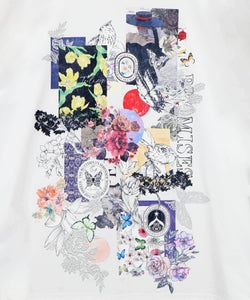 花コラージュ柄シルケット天竺チュニック-10