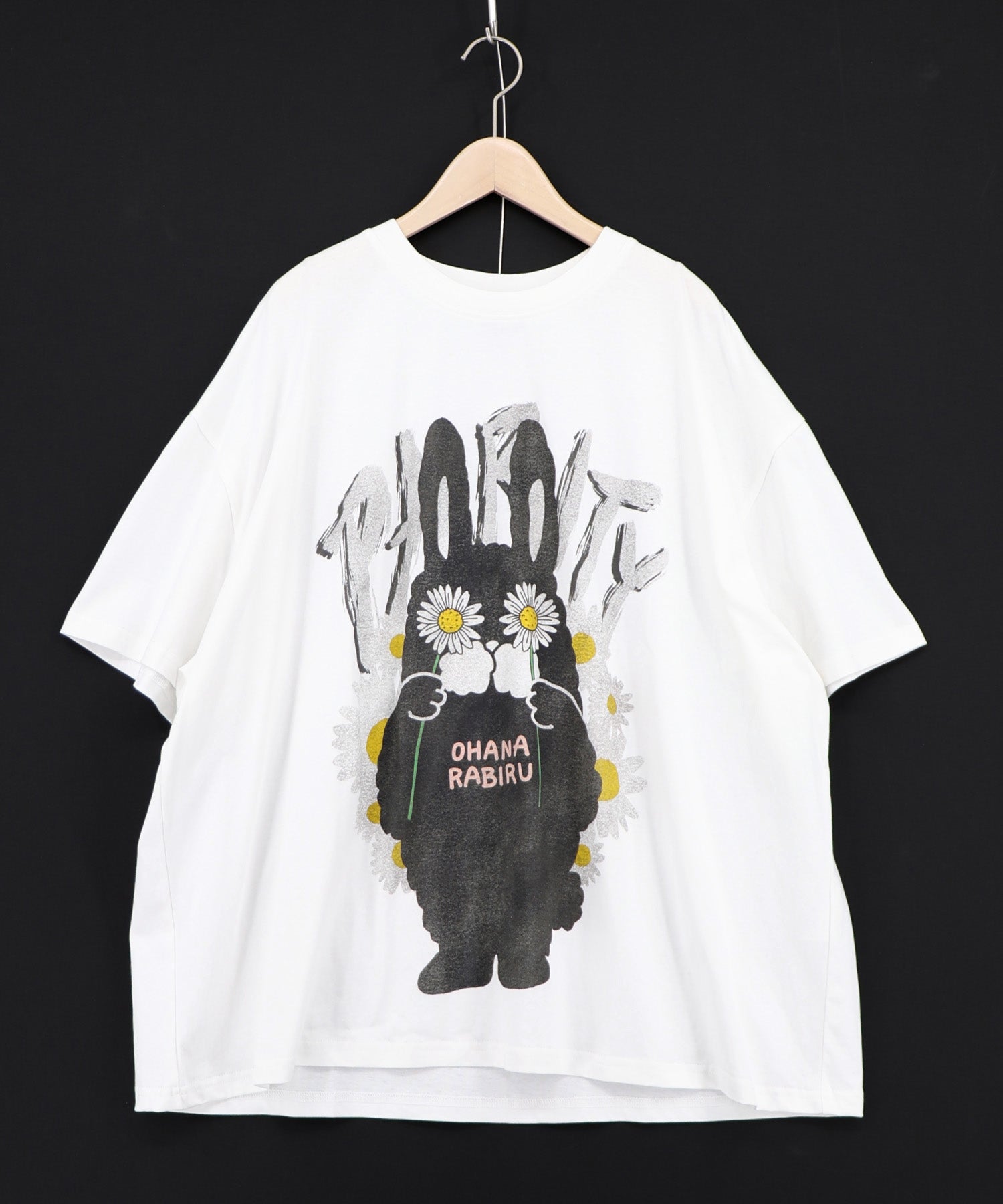 362102：春を告げるお花ラビルTシャツの通販-ScoLar
