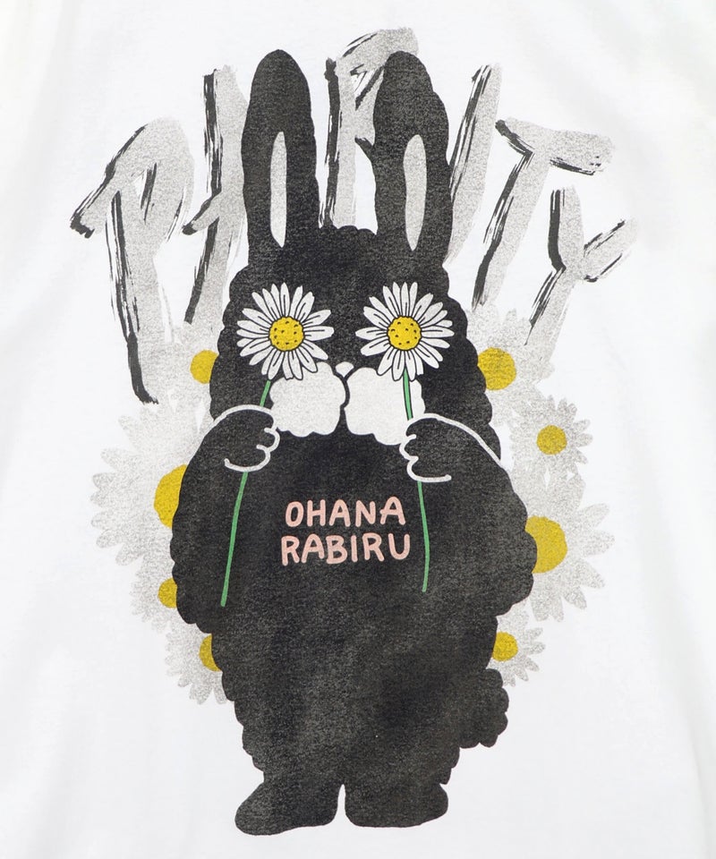 春を告げるお花ラビルTシャツ-8