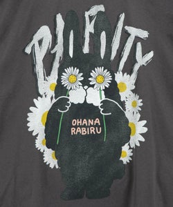 春を告げるお花ラビルTシャツ-10