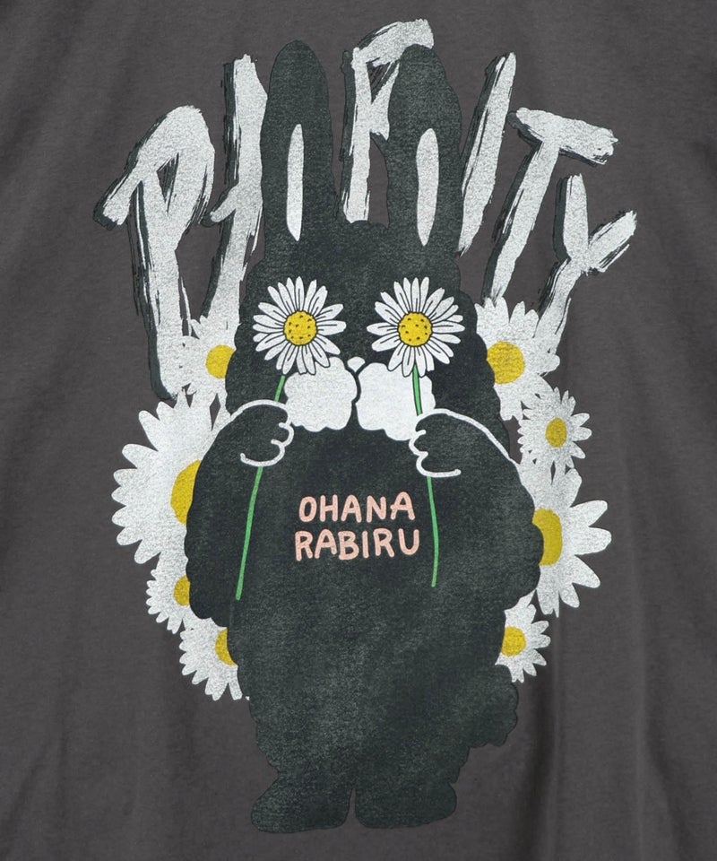 春を告げるお花ラビルTシャツ-10