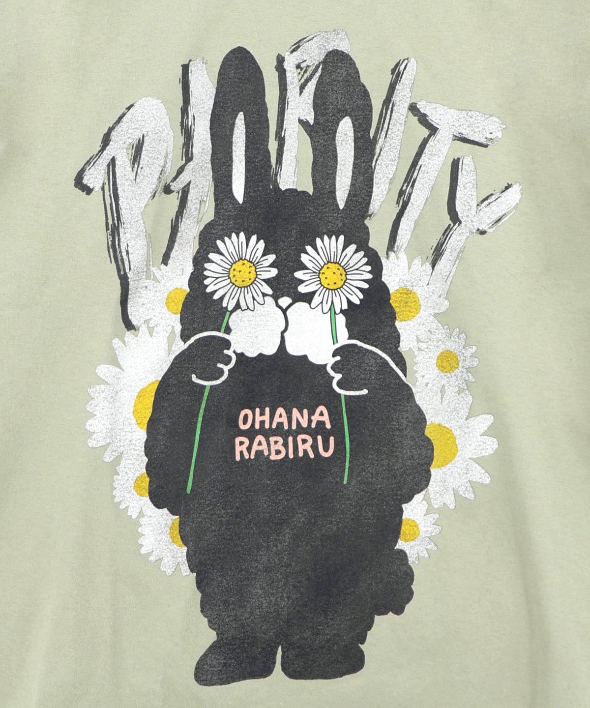 春を告げるお花ラビルTシャツ-12