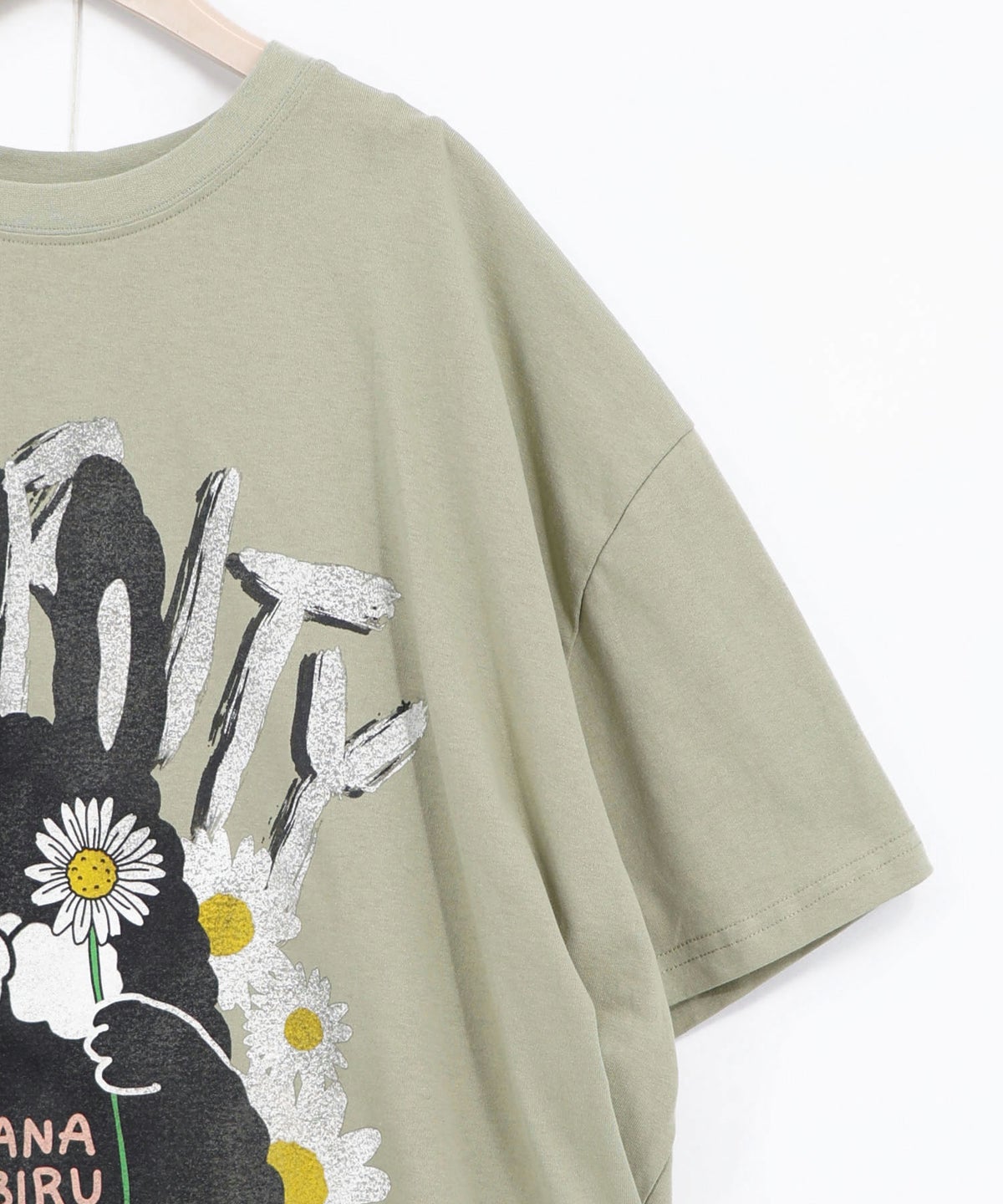 春を告げるお花ラビルTシャツ-14