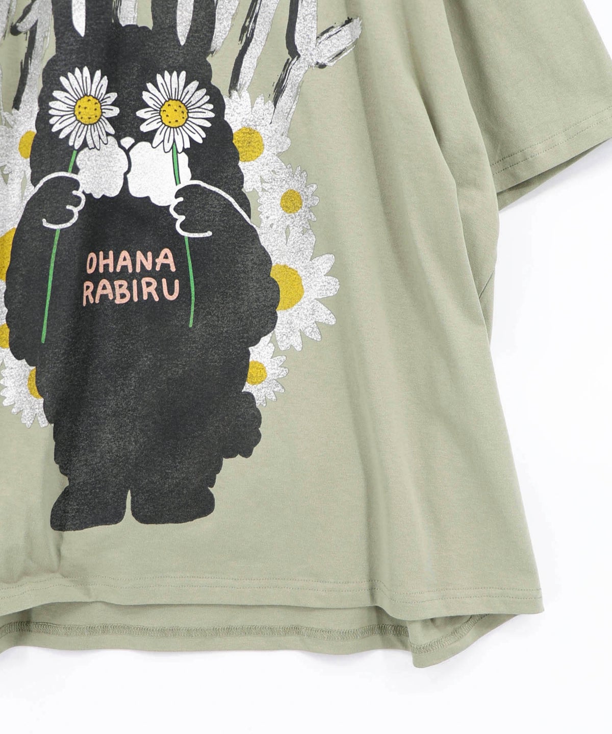 春を告げるお花ラビルTシャツ-15