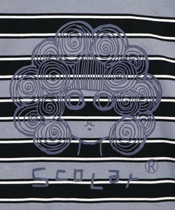 スカラーちゃん 配色ボーダー切替プルオーバー-5