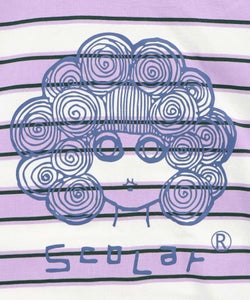 スカラーちゃん 配色ボーダー切替プルオーバー-8