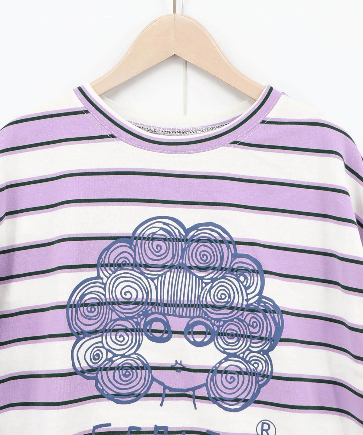 スカラーちゃん 配色ボーダー切替プルオーバー-9