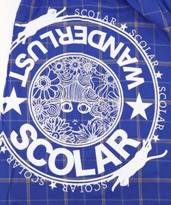 チェック×ジャージ レイヤード風スカート-20