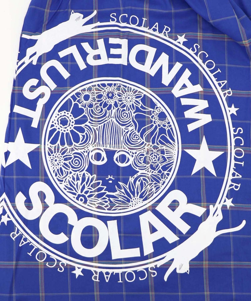 チェック×ジャージ レイヤード風スカート-20