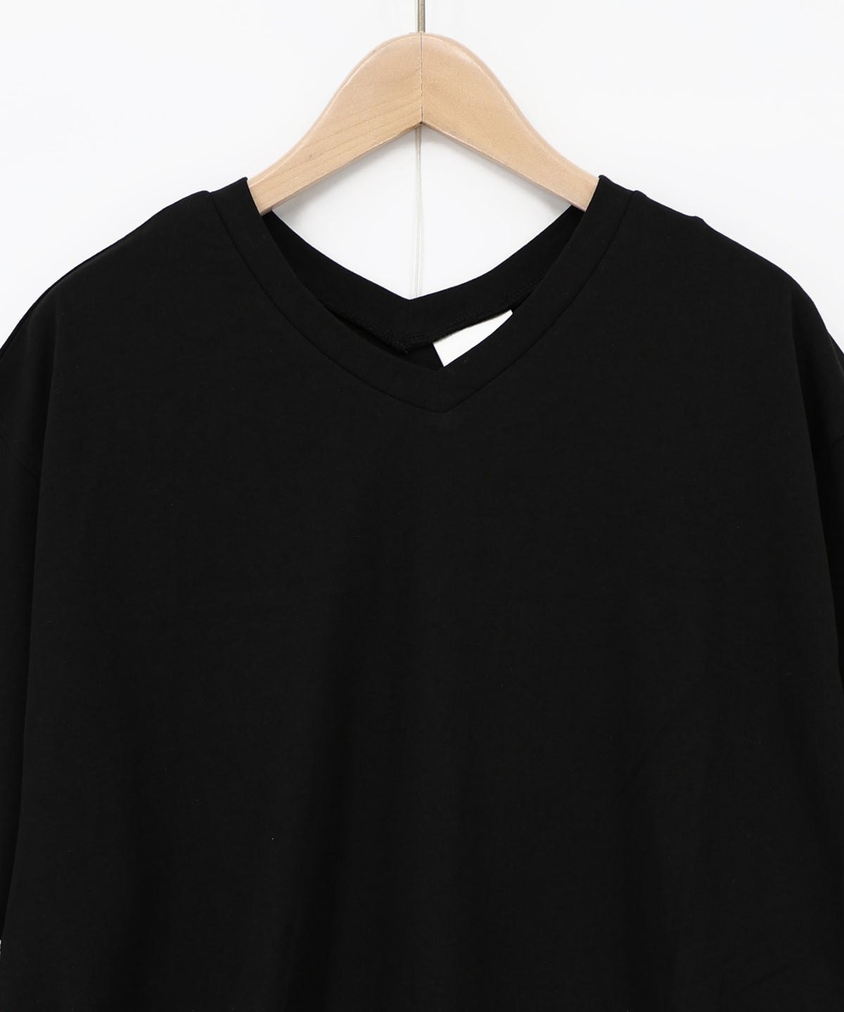 アートコラージュ柄プリーツ切替 接触冷感プルオーバー-16