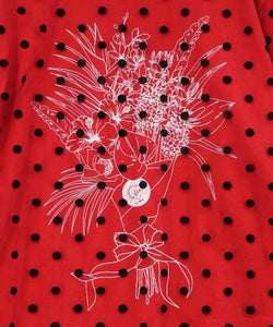 仲宗根泉(HY)コラボ チュール重ね花束プリントTシャツ-24