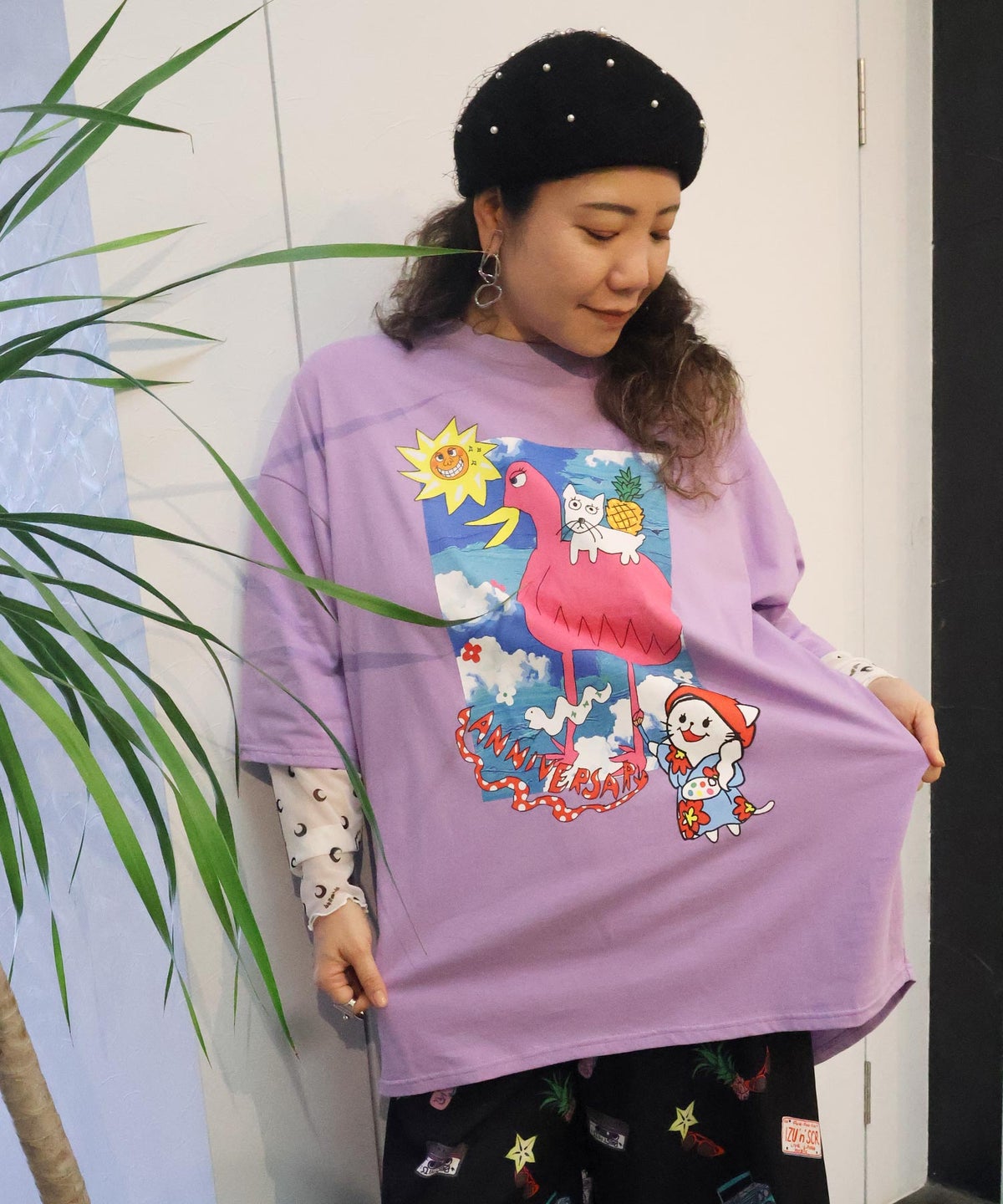 仲宗根泉(HY)コラボ 描き下ろしレイヤード風チュニック-1