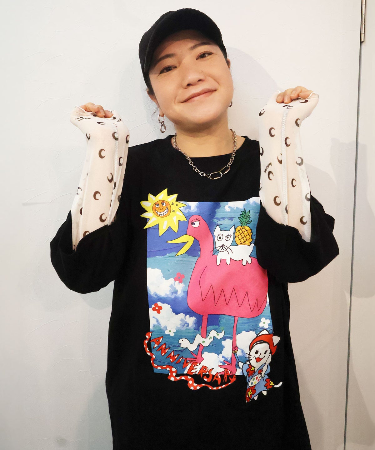 仲宗根泉(HY)コラボ 描き下ろしレイヤード風チュニック-4