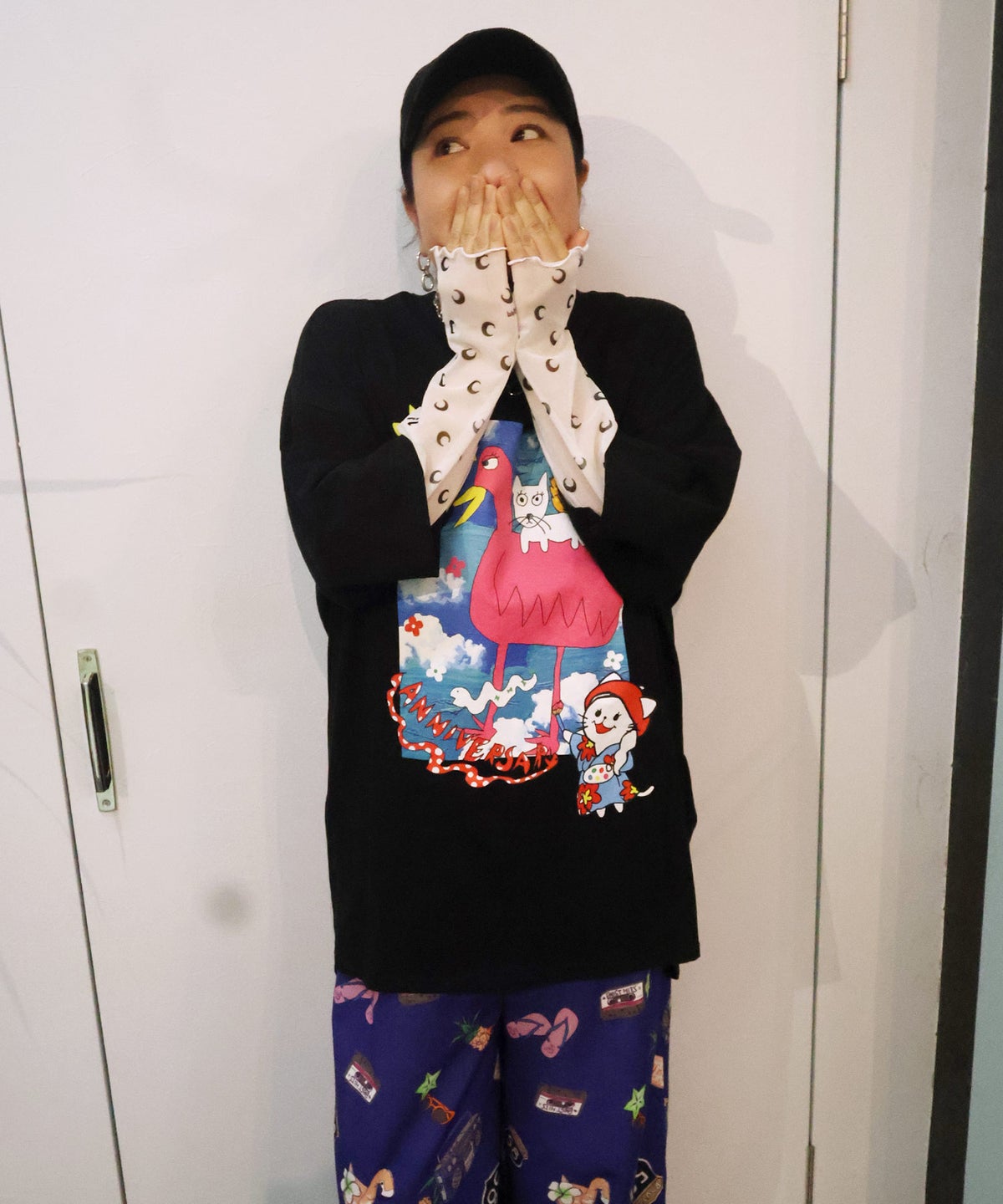 仲宗根泉(HY)コラボ 描き下ろしレイヤード風チュニック-5