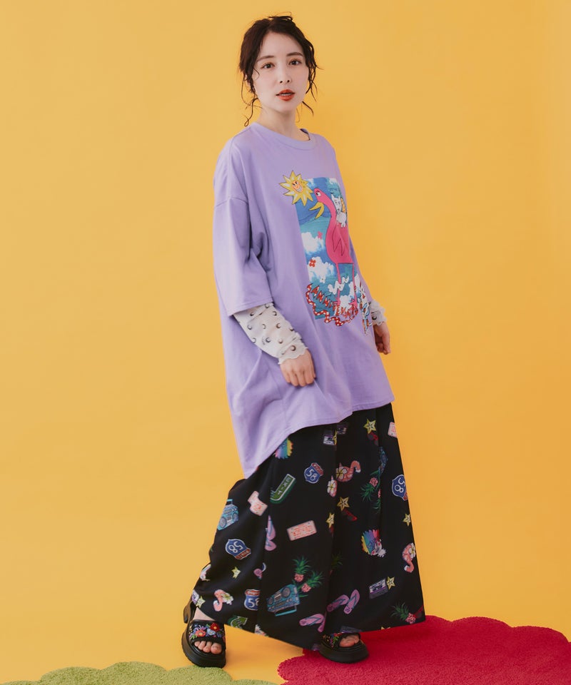 仲宗根泉(HY)コラボ 描き下ろしレイヤード風チュニック-10