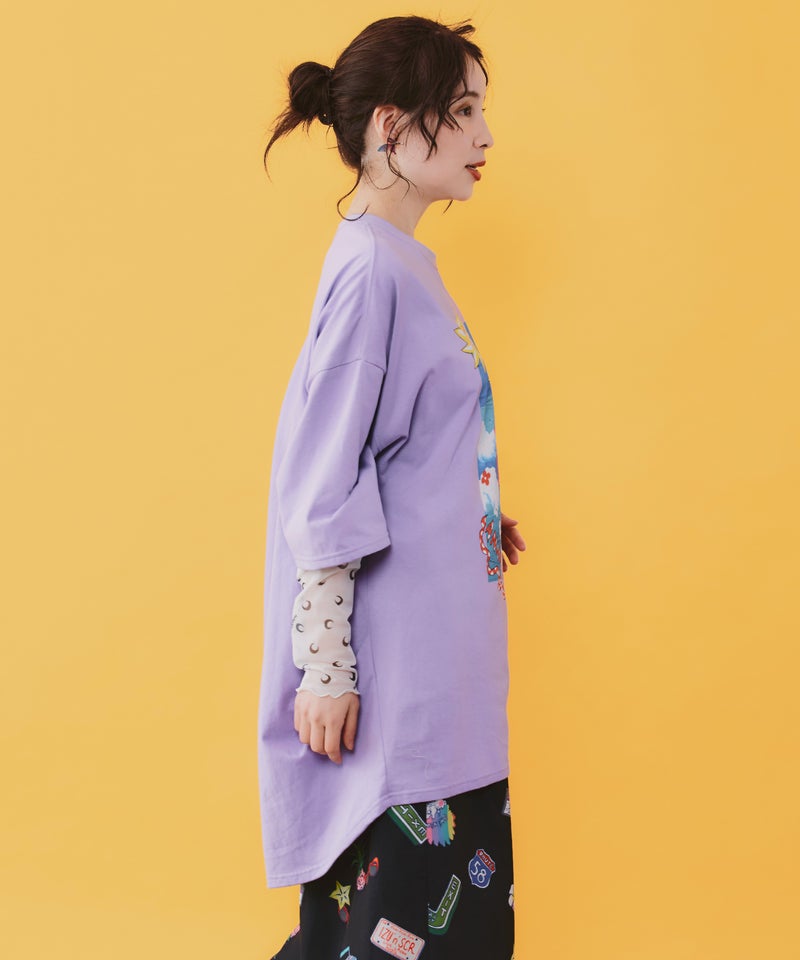 仲宗根泉(HY)コラボ 描き下ろしレイヤード風チュニック-11