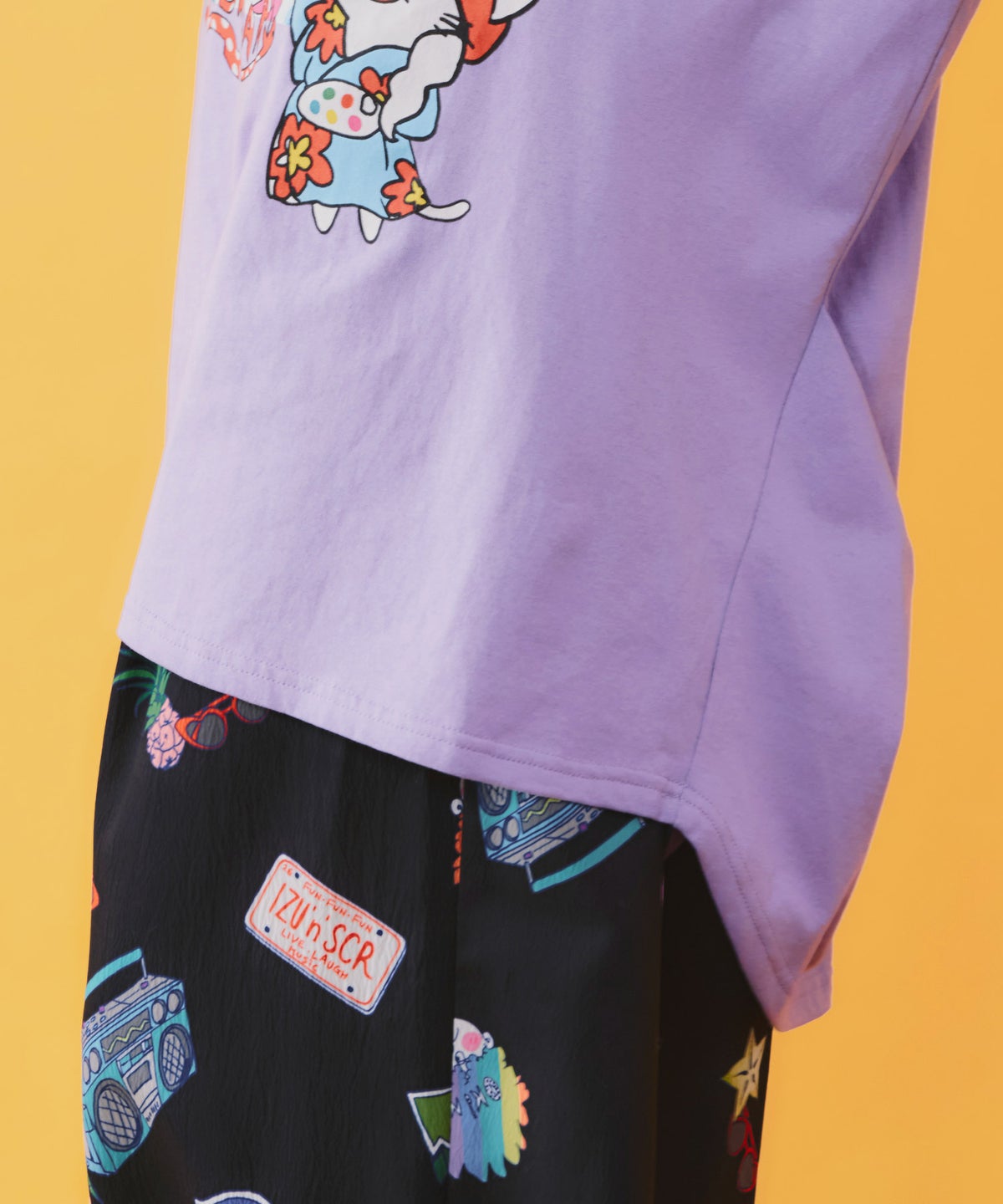 仲宗根泉(HY)コラボ 描き下ろしレイヤード風チュニック-15