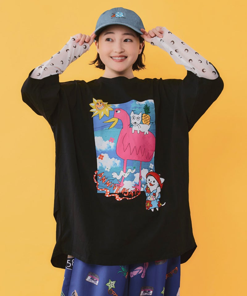 仲宗根泉(HY)コラボ 描き下ろしレイヤード風チュニック-17