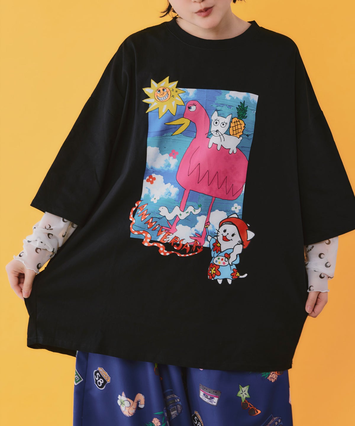 仲宗根泉(HY)コラボ 描き下ろしレイヤード風チュニック-20